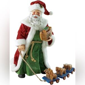 Department 56/Clothtique Possible Dreams, 2 by 2, Santa Pulls Noah's Ark, 800205